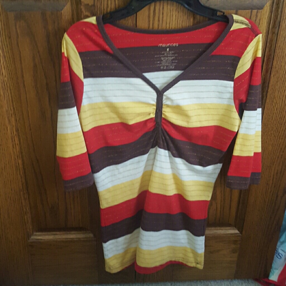 Maurices Striped Blouse